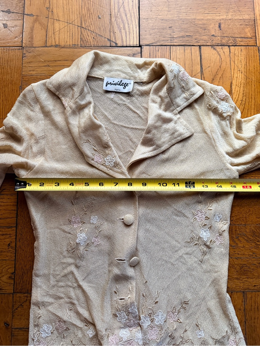 Vintage Privilege Paris Top - Picture 3 of 6